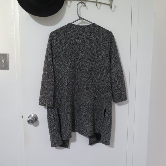 Mulaya Grey Peacoat Light Jacket - Picture 8 of 14